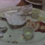 What was once dinner...