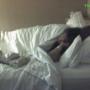Mom napping at hotel.